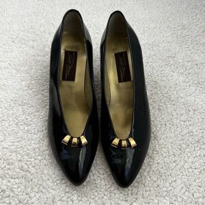 Sesto Meucci Patent Leather Black Pumps Women’s Size 9M